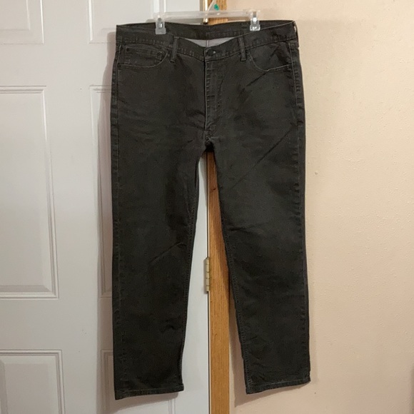 EXC! LEVI'S 541 TAPERED ATHLETIC FIT JEANS Size 40 x 31 Light Faded Black Gray - Picture 12 of 12